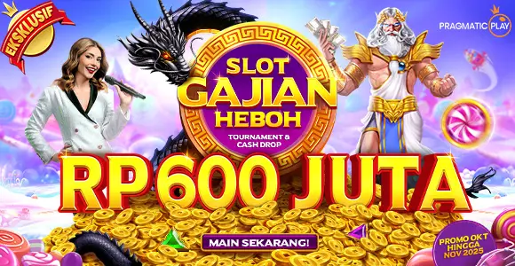 Turnamen slot gajian heboh dengan hadiah hingga Rp600 juta dari Pragmatic Play, ajang bonus turnamen slot yang paling ditunggu pemain untuk raih jackpot besar.