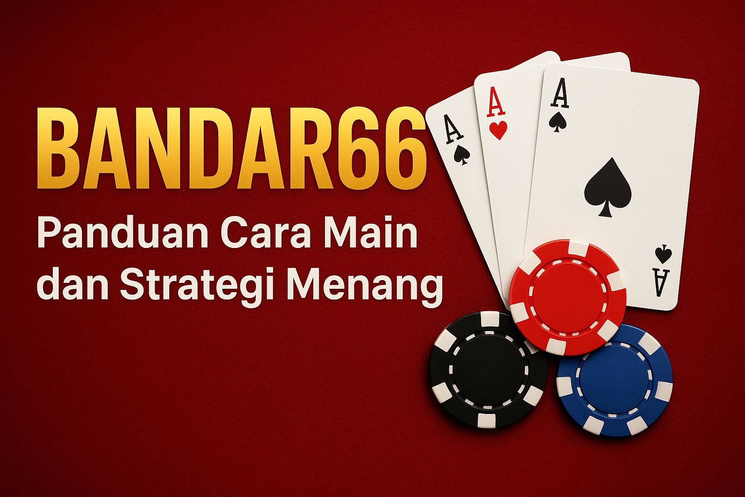 Bandar66: Panduan Cara Main dan Strategi Menang